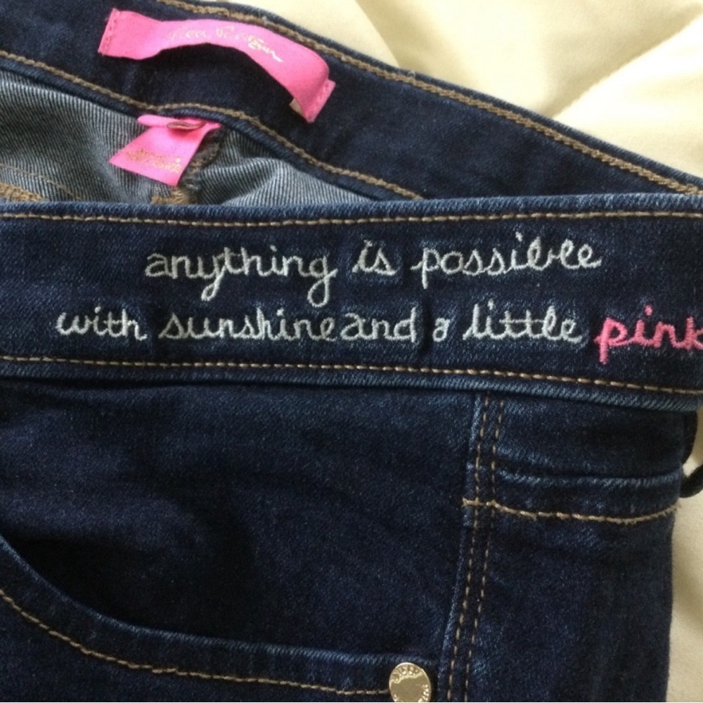 Lilly Pulitzer South Ocean Skinny Jeans size 6